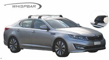 Kia Optima Yakima Whispbar Roof Racks